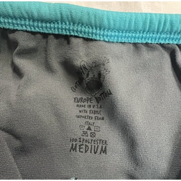 Jolyn Bikini Bottom Europe Style (Hawaii) Blue Medium New With Tags - Picture 4 of 5